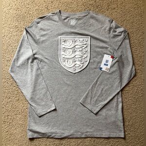 Fanatics Gray Long Sleeve Tee with Classic Design